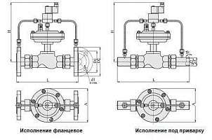 АЗТ-70, НЗ, Ду 15-32, с мембранным приводом